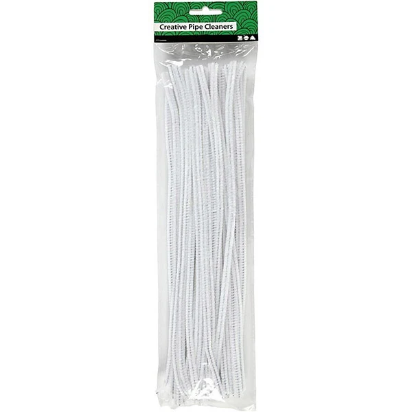 Chenille, 6 mm, 30 cm, 50 stk
